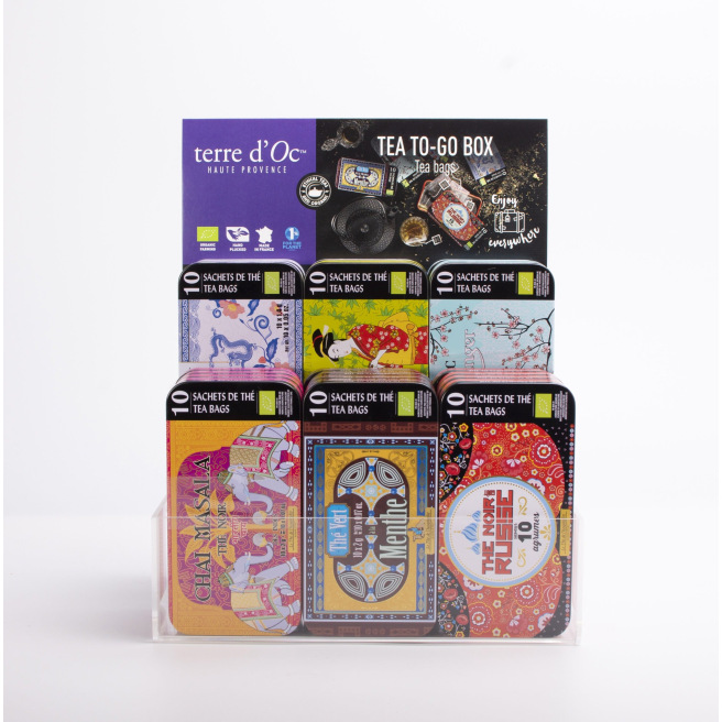 Présentoir plexi pour 24 boites nomades