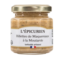 Rillettes de maquereaux à la moutarde 12x90g Rillettes de maquereaux à la moutarde 12x90g