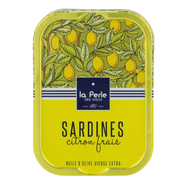 Sardines huile d’olive citron frais 15x115g Sardines huile d’olive citron frais 15x115g