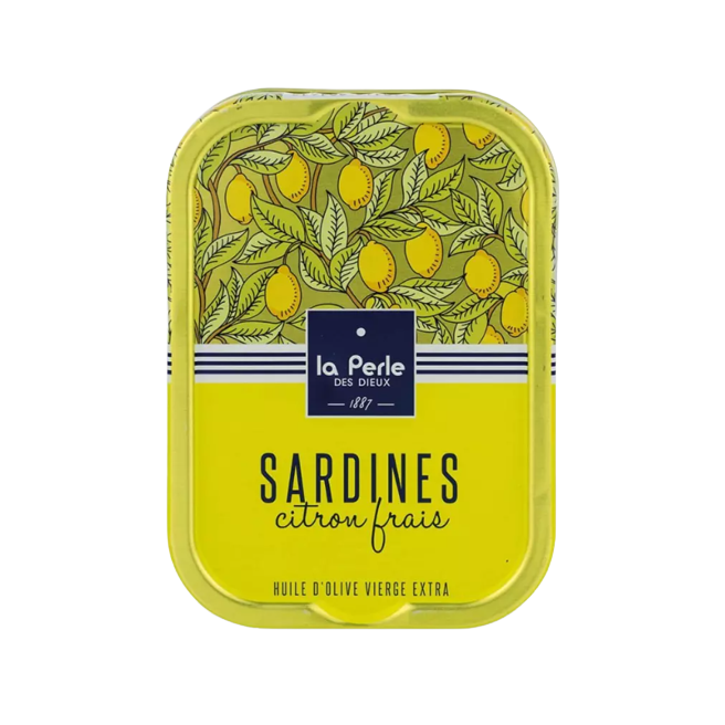 Sardines huile d’olive citron frais 15x115g