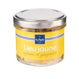 Verrine de lieu jaune, agrume et gingembre 15x80g
