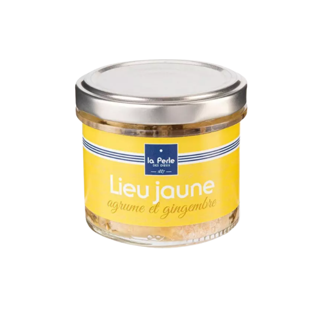 Verrine de lieu jaune, agrume et gingembre 15x80g