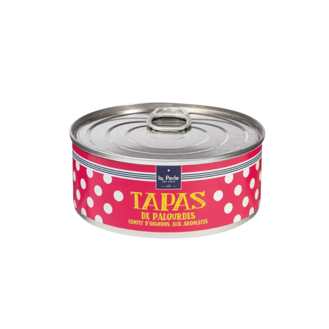 Tapas de palourdes, confit d’oignons, aromates 12x215g