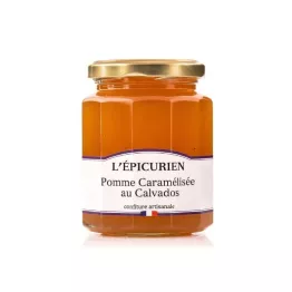 Confiture pomme caramélisée au Calvados 6x330g ou 12x125g Confiture pomme caramélisée au Calvados 6x330g ou 12x125g