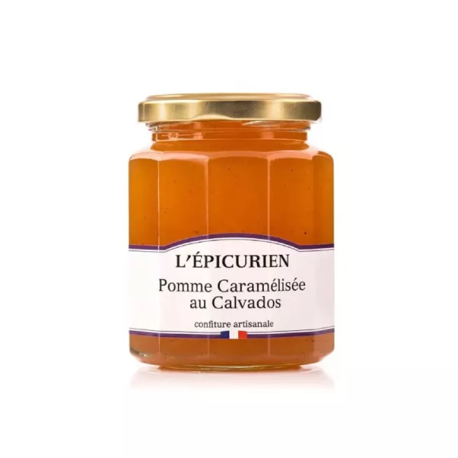 Confiture pomme caramélisée au Calvados 6x330g ou 12x125g