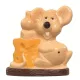 Souris marbré 14cm 4p