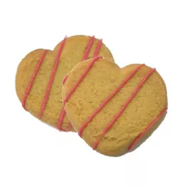 Biscuits coeur déco rose
