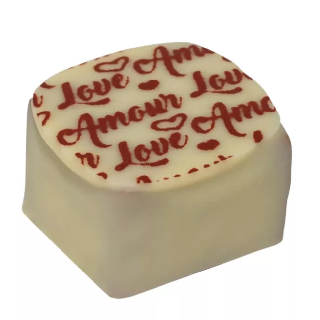 Pralines de Saint Valentin Blanc Pralines de Saint Valentin Blanc