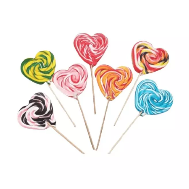 Petites sucettes cœurs 50p