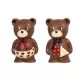 Valentine bears 13cm mica box 5+5p