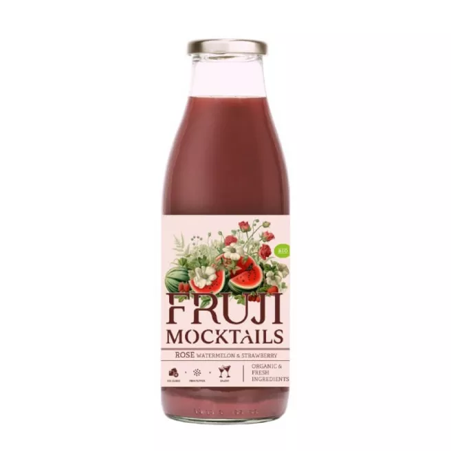 Mocktail Pastèque, fraise et rose 6x75cl