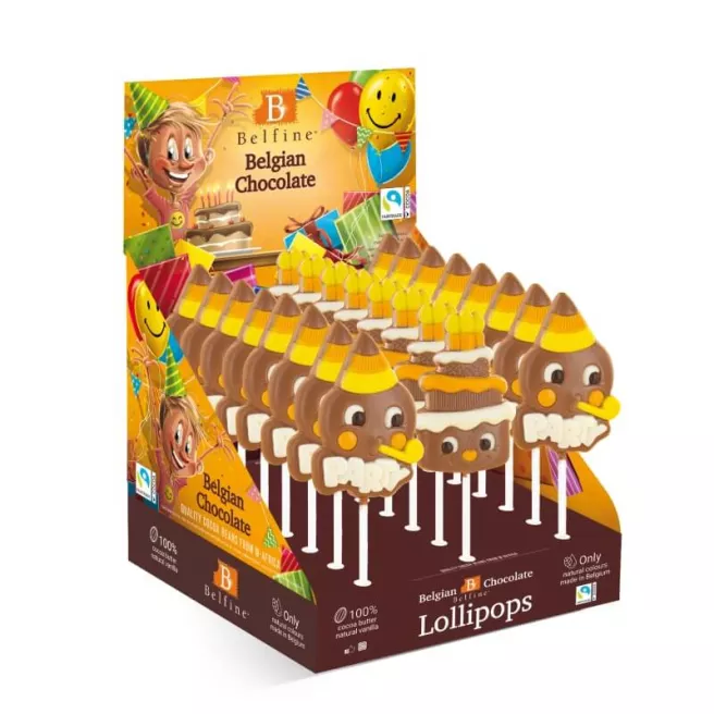 Sucettes chocolat Célébrations 25g 24p
