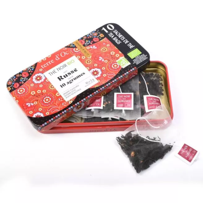 Nomade thé noir russe 10 agrumes Nomade thé noir russe 10 agrumes