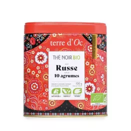 Boites métal Thé noir russe agrumes