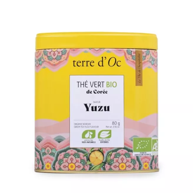 Boites métal Thé vert yuzu Boites métal Thé vert yuzu