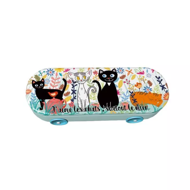 Boites à crayons en métal + 60g palets bretons  Boites à crayons en métal + 60g palets bretons