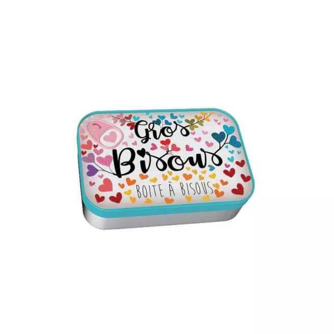 Mini boites métal + 40g palets bretons  Mini boites métal + 40g palets bretons