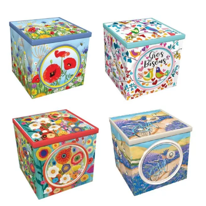Boîtes Kapiton carrées + palets bretons
