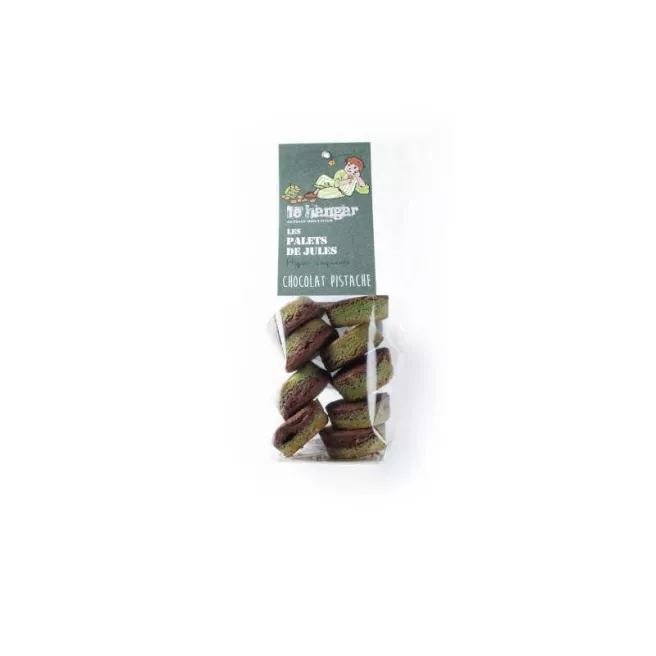 Les palets de Jules chocolat pistache