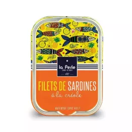 Filets de sardines sans huile à la créole 15x115g