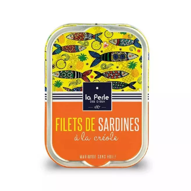 Filets de sardines sans huile à la créole 15x115g