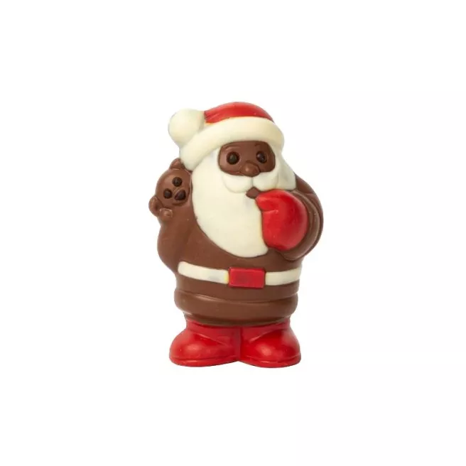 Père Noël et oursons Lait 14cm 5x140g