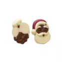 Mr & Mrs Christmas Lait 9cm en boite mica 12x2p