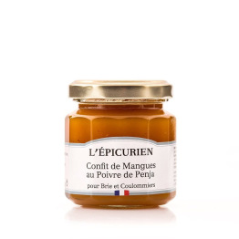 Confit de mangues au poivre Penja 12x125g Confit de mangues au poivre Penja 12x125g