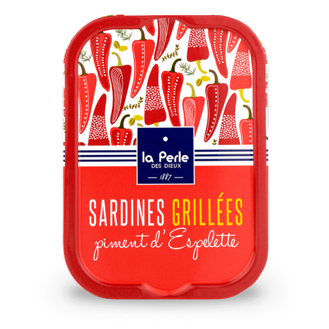 Sardines grillées au piment d’Espelette 15x115g