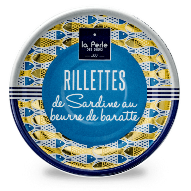 Rillettes de sardines au beurre de baratte 24x80g