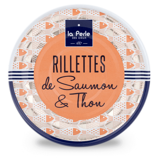 Rillettes de saumon et thon 24x80g